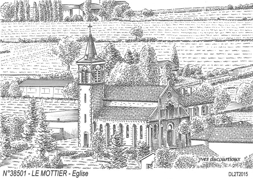 N 38501 - LE MOTTIER - église
